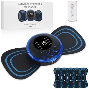 Mini Muscle Body Massager with 5 Replaceable Pads and 19 Speed 8 Modes for Pain Relief for Full Body and Relaxation of Arm, Leg Shoulder, Waist - 1 of 4