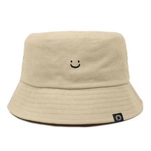 Dalix Lil Smile Cotton Bucket Hat Lightweight Outdoor Travel Beach Everyday Womens - 1 of 4