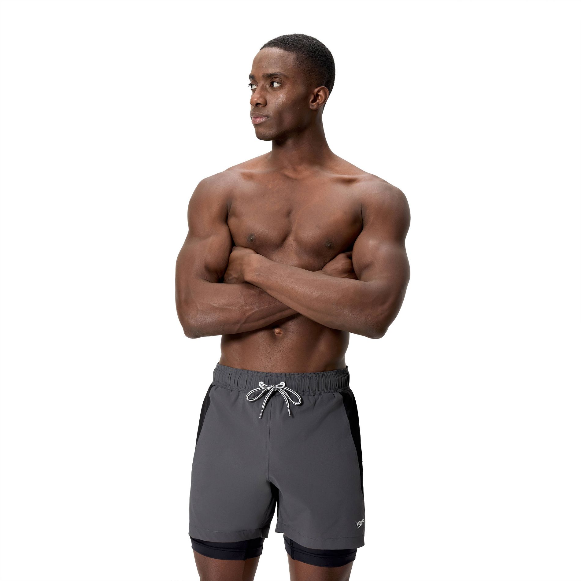 Speedo Men's 5.5" Performance Volley Compression Liner Swim Trunks
