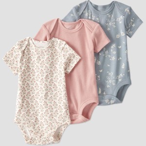 Little Planet by Carter's Organic Baby Girls' 3pk Bodysuit - 1 of 4