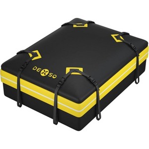 Car Rooftop Cargo Carrier Bag - for Top of Vehicle with/Without Rack, Includes, Anti-Slip Mat, Storage Bag, Door Hooks - 1 of 4
