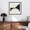 25" x 25" Minimal Max Mod I by The Creative Bunch Studio Wood Framed Wall Art Print - Amanti Art: Bohemian Style, Lithograph, Hardwood Frame - 4 of 4