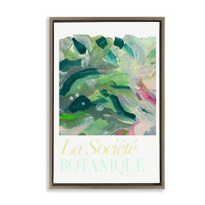 Stupell Industries French Leaves Abstraction, 17" x 25" - 1 of 4
