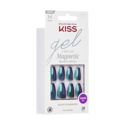 KISS Products Gel Fantasy Magnetic Fake Nails - Chameleon - 31ct