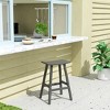 WestinTrends Outdoor Patio Adirondack Counter Height Stool Chair - 2 of 4