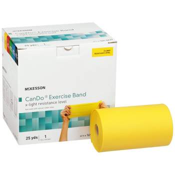 McKesson Synthetic Rubber Exercise Resistance Band, 25 Yard