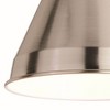 Vaxcel Alexis 1 - Light Swing Arm Lamp in  Satin Nickel/Matte White - 3 of 4