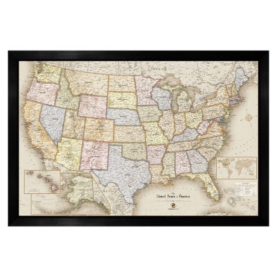 Home Magnetics US Map - L Tan