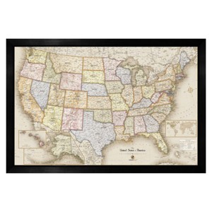 Home Magnetics US Map - L Tan - 1 of 4