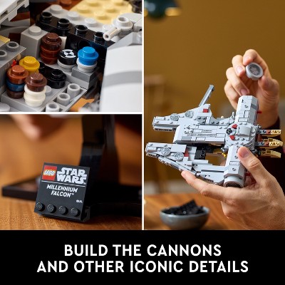 Детские конструкторы LEGO Star Wars Millennium Falcon 25th Anniversary Buildable Starship Model 75375 — фото 3