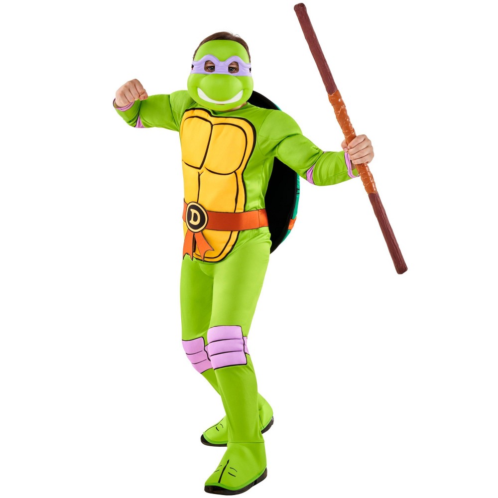 Kids' Teenage Mutant Ninja Turtles Donatello Halloween Costume Jumpsuit with Mask L