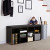Shoe Storage Bench Shoes Organize with 10 Cushion and Cushion Seat - 2 of 4