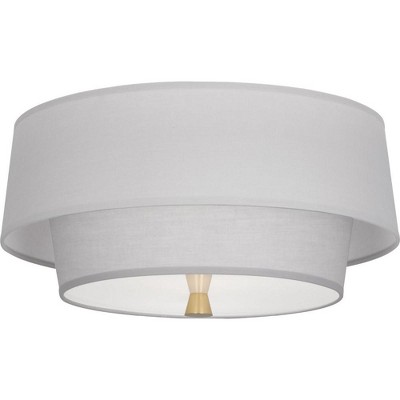 Robert Abbey Lighting Decker 2 - Light Flush Mount in  Modern Brass