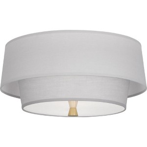 Robert Abbey Lighting Decker 2 - Light Flush Mount in  Modern Brass - 1 of 4