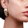 SOHI Women's California Gold Casual Stud Earrings - 4 of 4