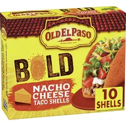 Old El Paso Gluten Free Bold Nacho Cheese Taco Shells - 5.4oz