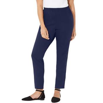 Catherines Women's Plus Size Everyday Pant - 6x, Black : Target