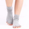 Anna-Kaci Women's Open Toe Grip Yoga Socks with Anti-Slip Sole and Cut-Out Instep Design for Pilates and Barre Workouts Comfort - 3 of 4