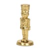 HomeRoots 6" Gold Cast Iron Christmas Nutcracker Figurine - 4 of 4