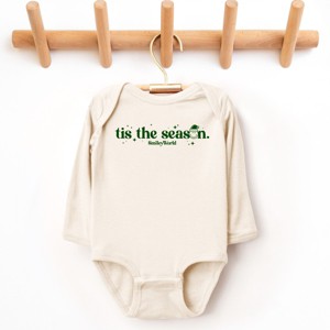 SmileyWorld Tis The Season Sparkle  - Baby Long Sleeve Bodysuit - 1 of 4