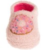 Kensie Toddler Girl's Fuzzy Faux Shearling Slippers, Kid's Cute Stuff with Cute Patch - Toddler Girl's Slipper Shoes - 4 of 4