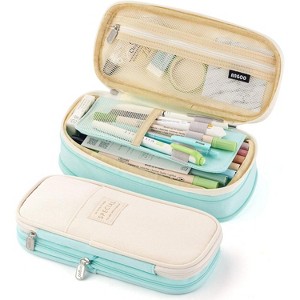 Paaaawaters Big Capacity Pencil Pen Case Office College School Large Storage High Capacity Bag Pouch Holder Box Organizer - 1 of 4