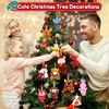 Aoibox Advent Calendar 2025 for Kids 24 Piece Christmas Countdown Calendar with Mini Plush Animal Toys Tree Ornaments Stocking Stuffers - 4 of 4