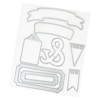 American Crafts A Perfect Match Metal Die Set-8/Pkg - 3 of 4