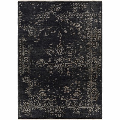 Hauteloom Rectangle Area Rug Black : Target