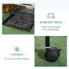 LOVMOR Large Bird Cage with 1.7 ft. Width for Wingspan - 4 of 4