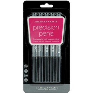 Precision Pens 5/Pkg-Black - 1 of 1