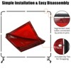 3 Panel Vinyl Welding Screen with Metal Frame,Flame-Resistant Welding Protection Screen, Welding Screen Panel for Workshop,Industrial - 2 of 4