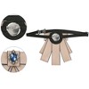 INSPIRE CHIC Women's Rhinestone Ribbon Pre-tied Bowknot Ties Brooch - 3 of 4
