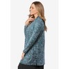 Jessica London Women's Plus Size Stretch Knit Open Front Knit Topper - 4 of 4