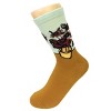 Wrapables Sunflower Floral Bouquet Crew Socks (Set of 2) - 4 of 4