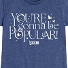 Girls' - Wicked - You're Gonna Be Popular Fitted Short Sleeve Graphic T-Shirt - 2 of 4