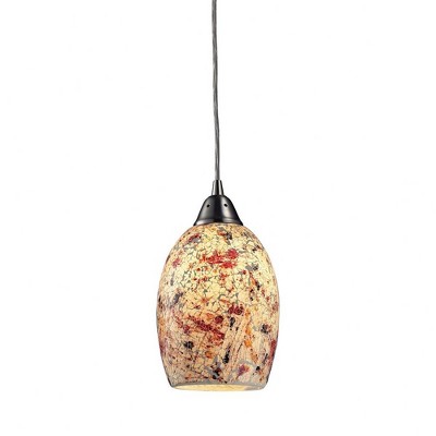 Elk Home Avalon 1 - Light Pendant in  Satin Nickel