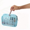 Unique Bargains Portable PVC Clear Zipper Makeup Bag Organizers 1 Pc - 3 of 4