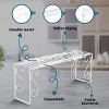 KOVOT Over the Sink Expandable Shelf Add Additional Storage for Soaps, cleansers, sponges & More 8.5" H x 5.75" D x Length from 24.5" to 40.75" - 4 of 4