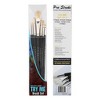 Creative Mark Pro Stroke Premium White Chungking Hog Bristle Artist Paint Brush - Try-Me Set of 7 - Natural Bristle Brush w/ Great Control Suitable - 2 of 4