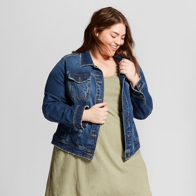 target denim jacket plus size