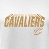 NBA Cleveland Cavaliers Women's White Round Neck Short Sleeve T-Shirt - 4 of 4