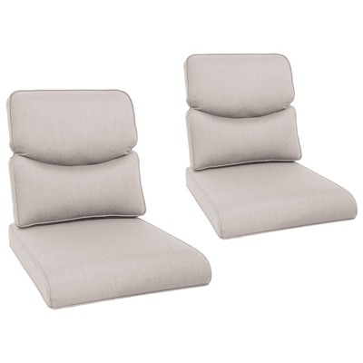 Buenhomino Deep Seat Outdoor Cushion Set 25"x22",Bench Outdoor Chair Cushion, Outdoor High Back Chair Cushion Seat Pad for Patio Furniture