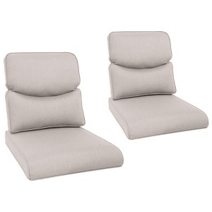 Buenhomino Deep Seat Outdoor Cushion Set 25"x22",Bench Outdoor Chair Cushion, Outdoor High Back Chair Cushion Seat Pad for Patio Furniture - 1 of 4