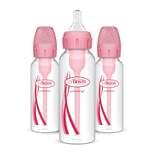Dr. Brown's Options+ Anti-Colic Baby Bottle - Pink - 8oz/3pk