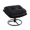 Okak Upholstered Tufted Button Accent Chair With Ottoman & Metal Legs,Comfy Lounge Chair for Living Room,Bedroom - 4 of 4