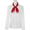 INSPIRE CHIC Women's Solid/Gradient Chiffon Square Soft Sheer Neck Scarves Neckerchief - 2 of 4