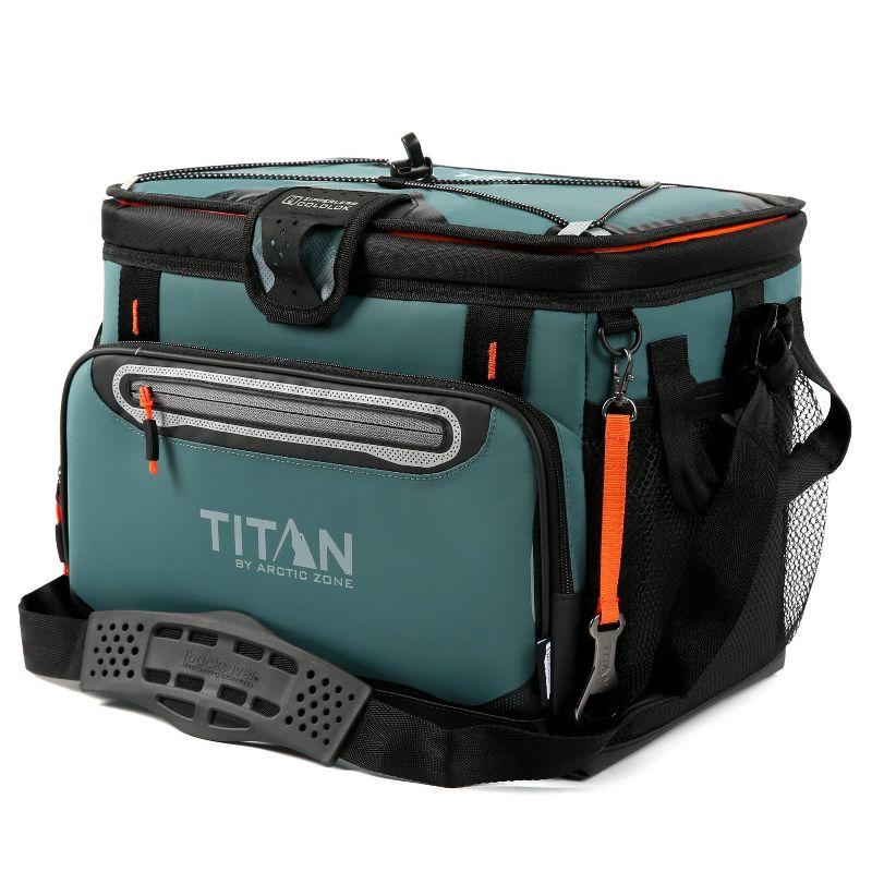 Titan by Arctic Zone Deep Freeze Zipperless Hardbody 30 Cans/20 qt Cooler - Jungle Hunt