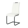 NicBex Modern Dining Chairs with Faux Leather Padded Seat,Armless Chairs with Chrome Metal Legs for Kitchen,Living Room - 4 of 4