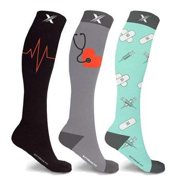 Extreme Fit Compression Socks - Pro Support Stockings Hose Made